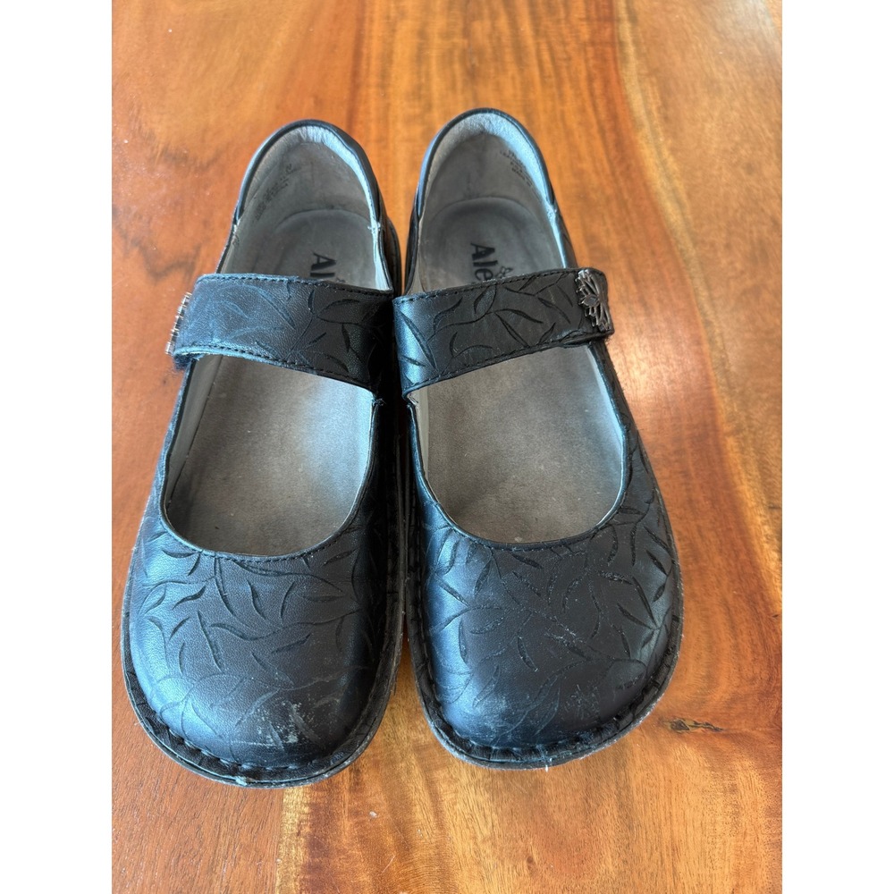 Alegria Black Ornate Mary Janes Size‎ 38 8-8.5US